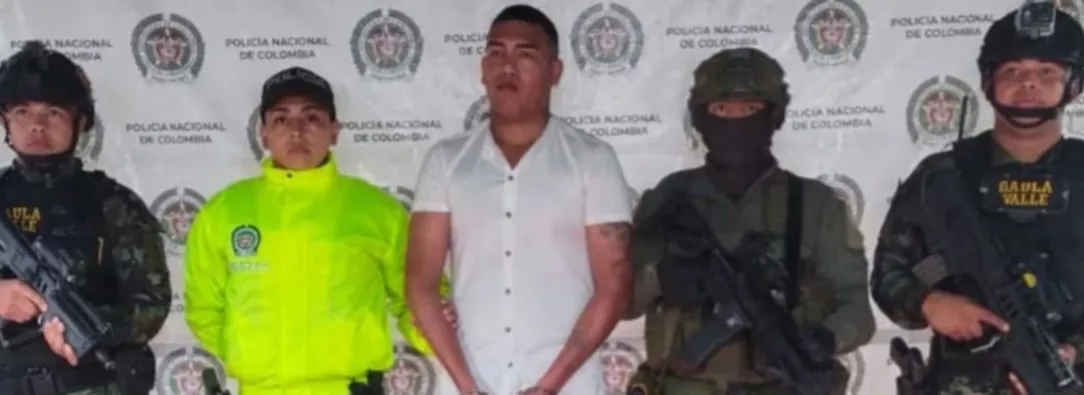 Captura de alias Chamo, disidente de las Farc. / Foto: Policía Nacional.