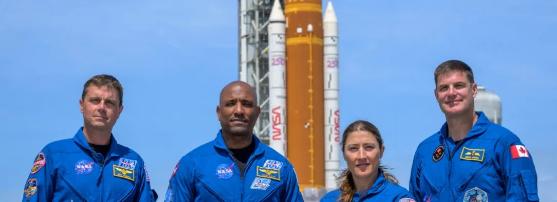 Tripulación de Artemis 2. / Foto: AFP.