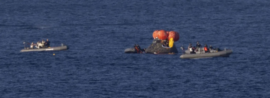 Artemis II ameriza en el Pacífico y cierra la misión lunar.