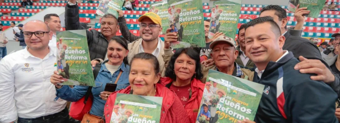 Entrega de Tierras en Boyacá. / Foto: ANT.