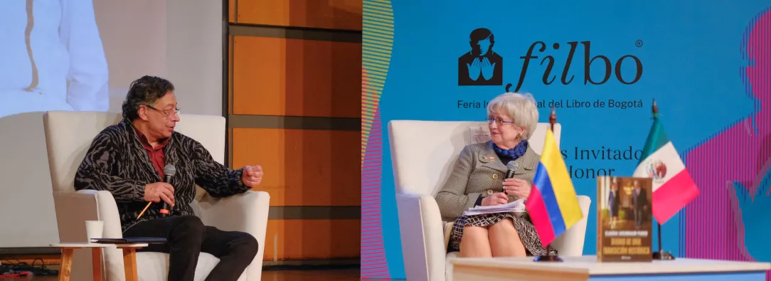 FILBo: Petro en el lanzamiento del libro de Claudia Sheinbaum