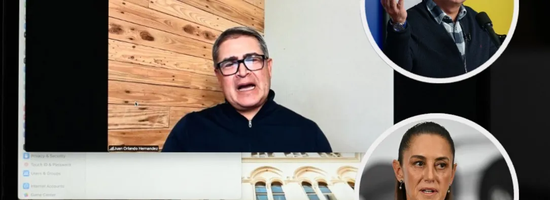 HondurasGate. / Fotos: Captura de video, AFP y Presidencia.