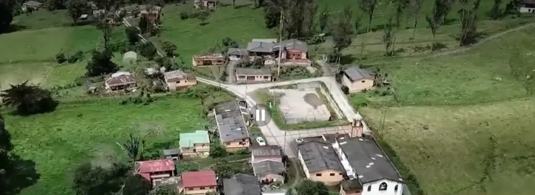 fotografía panorámica de zona rural del municipio de La Calera