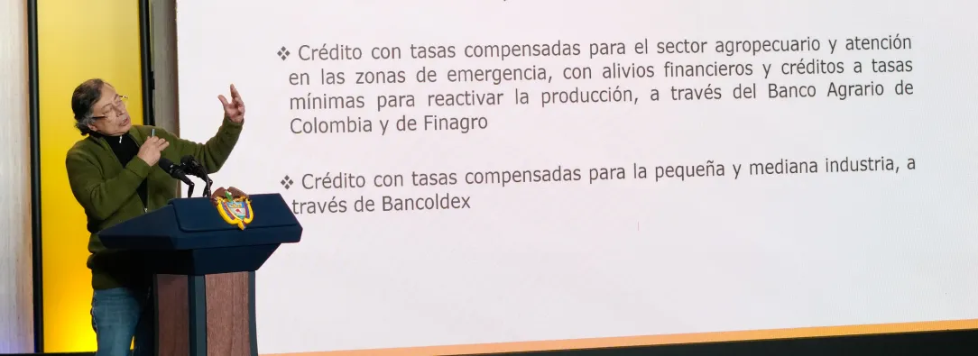 Medidas frente a altas tasas de interés del Banco de la República.