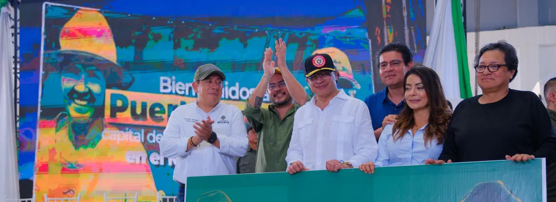 Pdte. Petro entregó 5.300 hectáreas en Puerto Boyacá