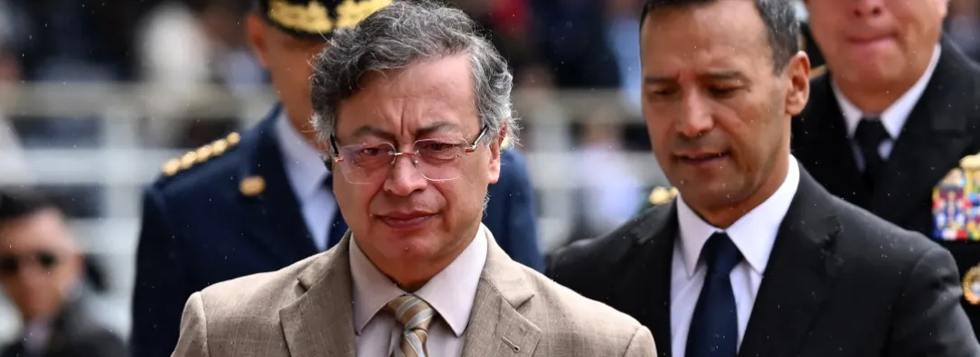 Presidente Petro destaca disminución de homicidios. / Foto: AFP.