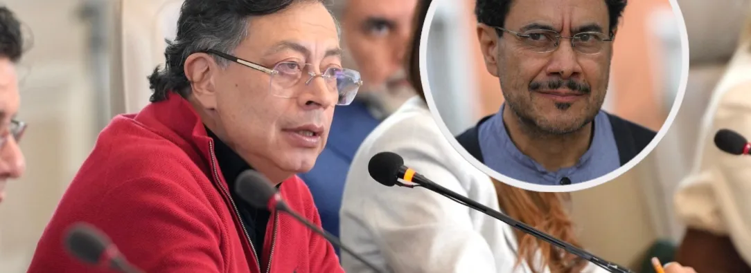 Petro sobre planes contra Iván Cepeda. / Fotos: Presidencia y AFP.