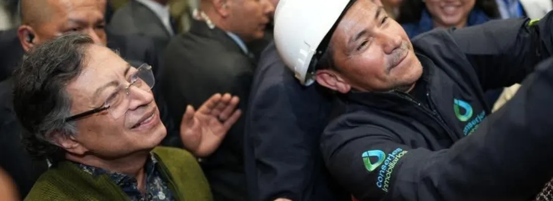 Petro responde a abucheos. / Foto: Presidencia.