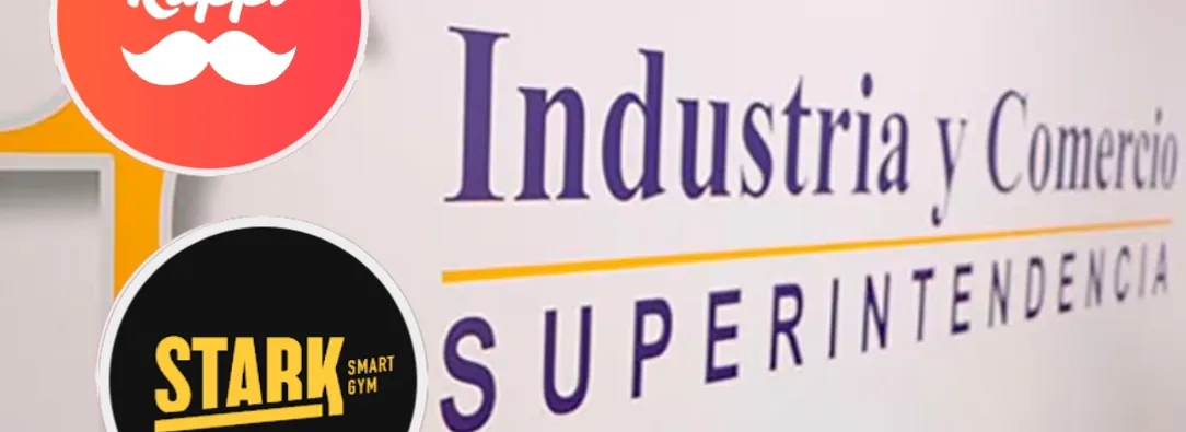 SIC sanciona a Rappi y Stark Gym. / Fotos: SIC y logos de Rappi y Stark Gym.