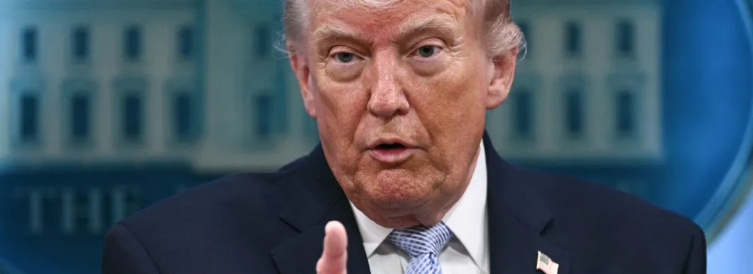 Trump amenaza a Irán. / Foto: AFP.