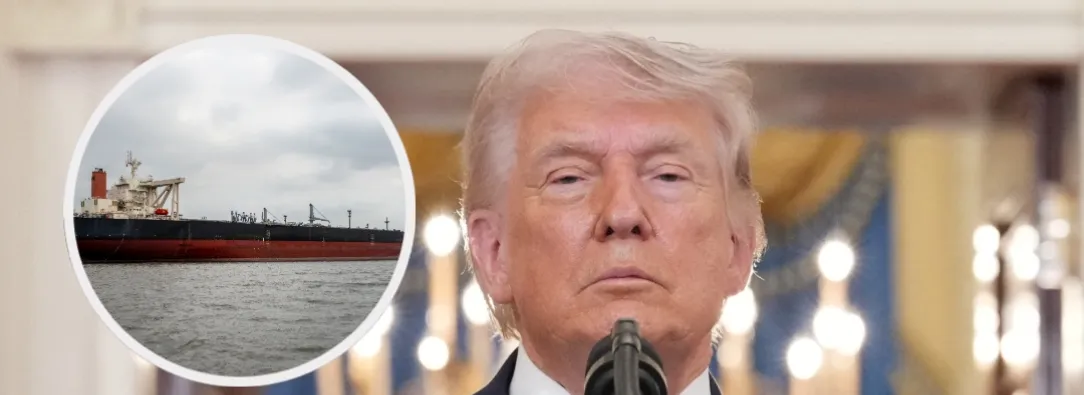 Trump sobre Estrecho de Ormuz en Irán. / Fotos: AFP.