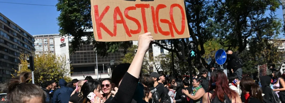 Recortes desatan protestas en Chile. / Foto: AFP.