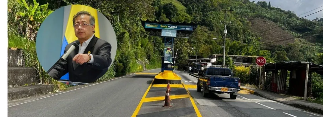 Gobierno del presidente Petro reduce peajes en Caldas de 18.000 a 700 pesos 