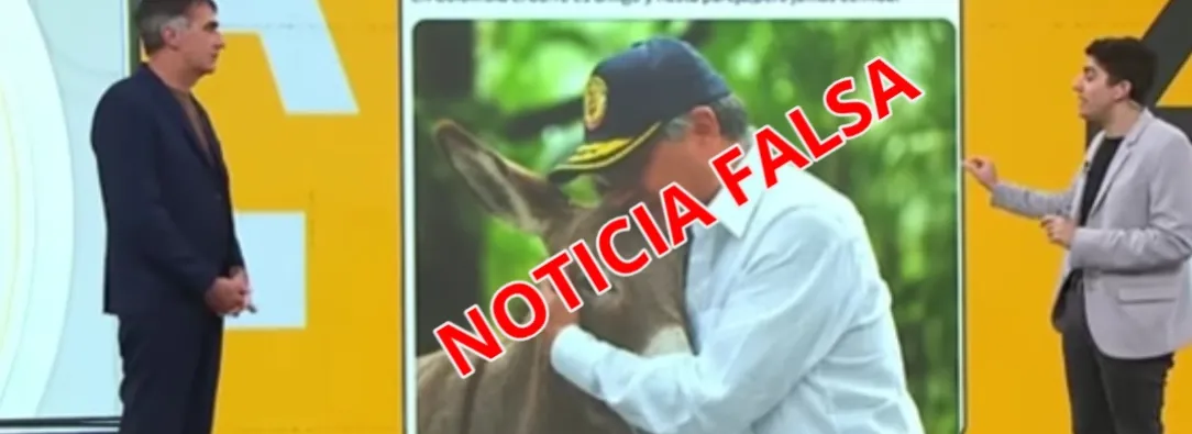 Fake news sobre Petro y la carne de burro. / Foto: Captura de video A24.