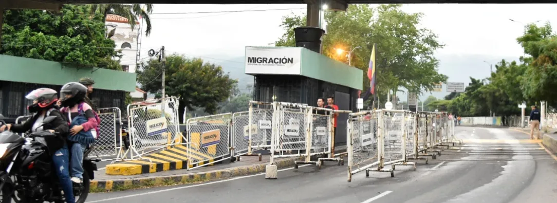 Puente internacional Francisco de Paula Santander. / Foto: AFP.