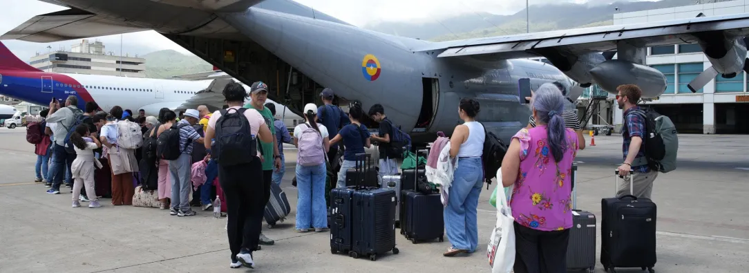 Colombianos repatriados desde Venezuela tras los terremotos
