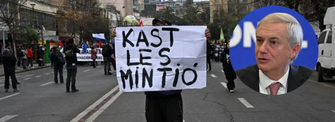 La desaprobación a Kast supera el 53% y su gobierno pierde terreno en el ranking regional