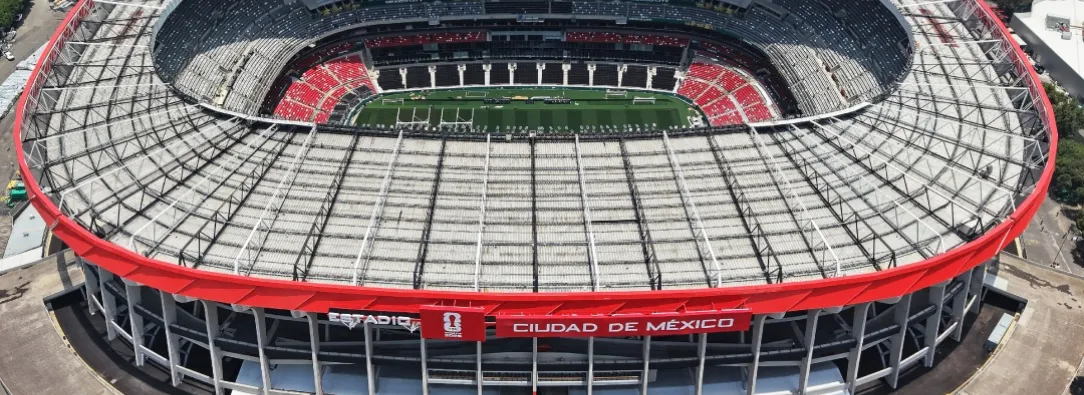 Estadio Azteca para inauguración del Mundial. / Foto: AFP.