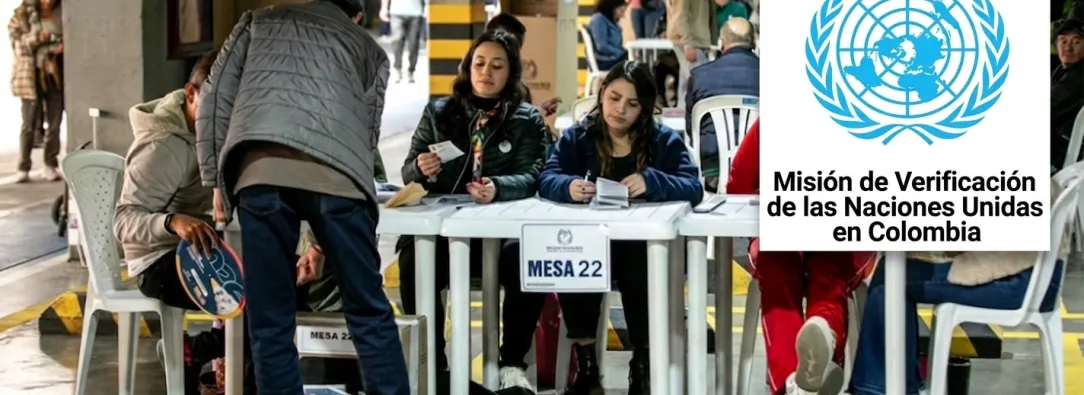 Misión de la ONU en Colombia destaca jornada electoral pacífica y pide una segunda vuelta sin violencia
