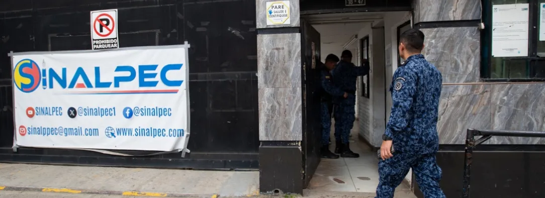 Sindicatos del INPEC. / Foto: AFP.