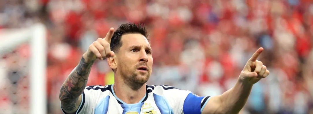 Lionel Messi en el mundial. / Foto: AFP.