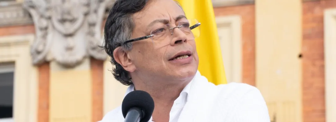 Denuncia del presidente Petro. / Foto: Presidencia.