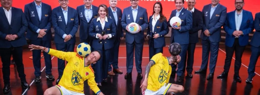 Radio Nacional en el Mundial. / Foto: Inravisión.