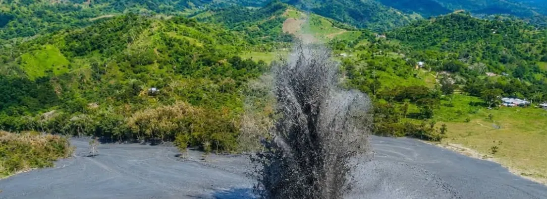 Autoridades confirman que no hubo pérdidas humanas tras erupción de volcán de lodo en Urabá