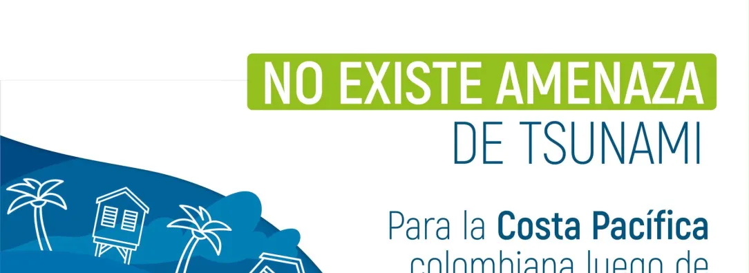 No hay amenaza de tsunami para Colombia tras terremoto de 7,7 en Indonesia