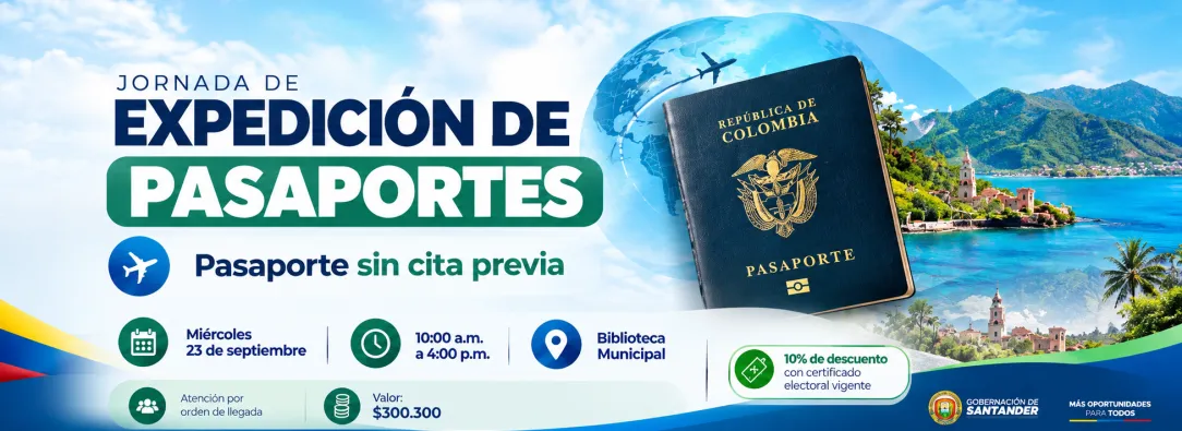 Pasaportes en Santander: jornada móvil en San Benito este 23 de septiembre