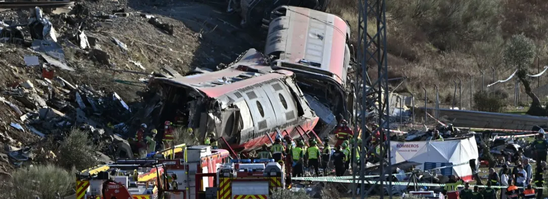 No hay colombianos reportados entre las víctimas del accidente de trenes en España. Foto: AFP.