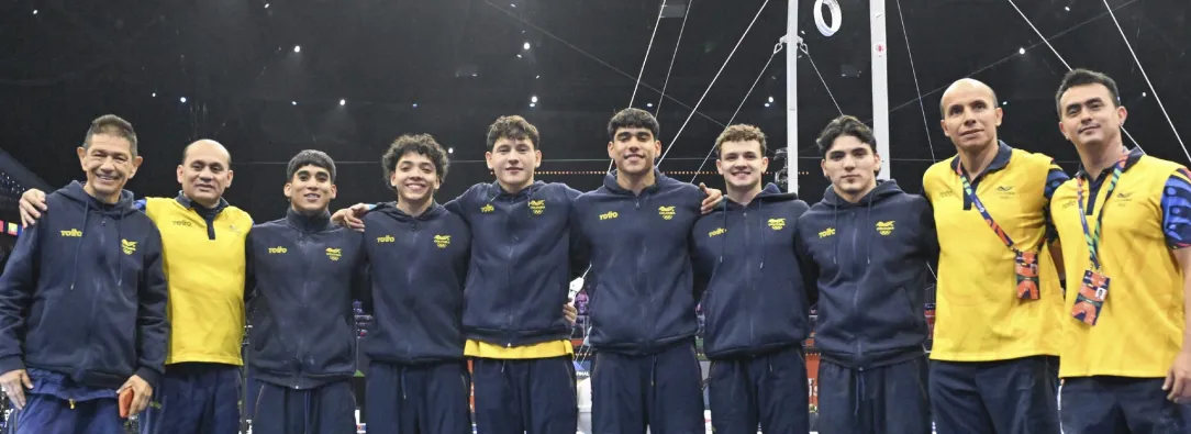 Ángel Barajas lideró histórica actuación de Colombia en gimnasia