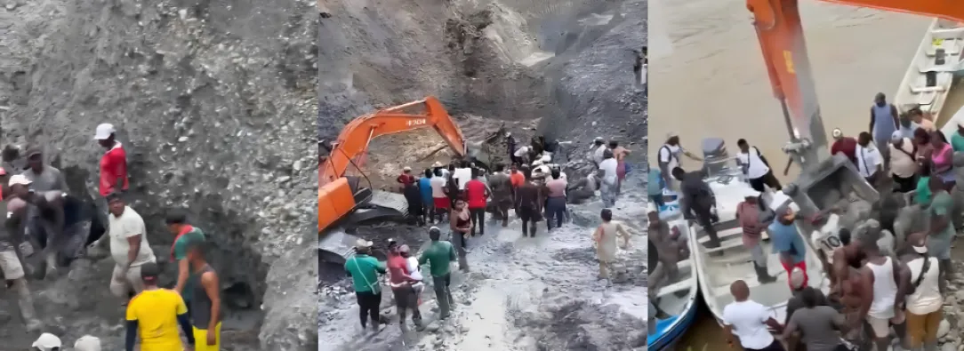 Accidente en mina en Nariño: deslizamiento deja nueve muertos. Foto: Redes Sociales
