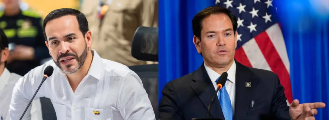 Colombia y EE. UU. buscan fortalecer cooperación tras diálogo entre presidente De La Espriella y Marco Rubio