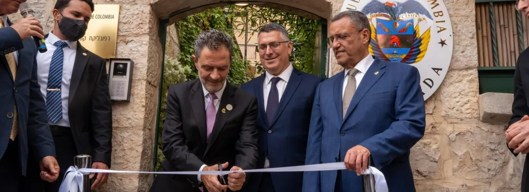 Colombia inaugura su Embajada en Jerusalén y reactiva la cooperación con Israel