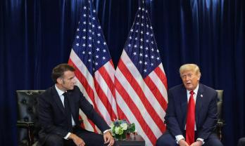 Macron le responde a Trump. / Foto: AFP.