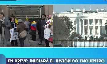 Colombianos en Washington. 