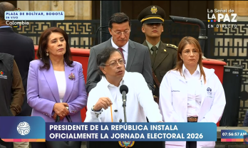 "Hemos llegado a estas elecciones en paz", presidente Petro