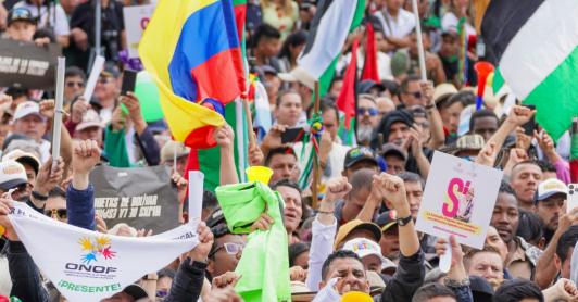 Puntos de cabildo sobre la consulta popular. / Foto: Presidencia.