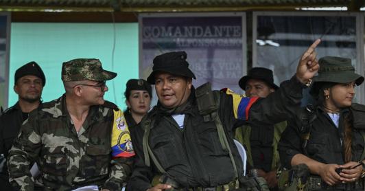 Iván Mordisco y alias "Calarcá"