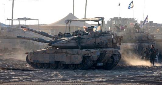 Tanque israelí.