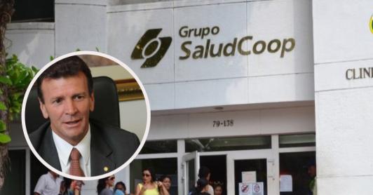 Cobro coactivo a expresidente de Saludcoop. / Fotos: X Carlos Palaciono y CUT Colombia.