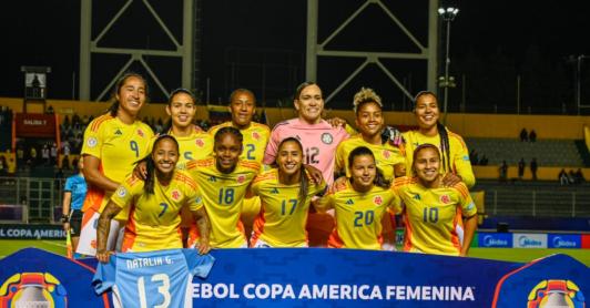 Colombia en la Copa América Femenina. / Foto: FCF.