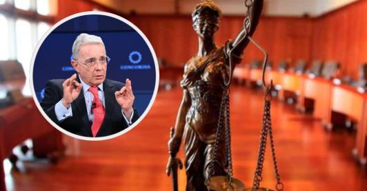 Escenarios, recursos y plazos en el juicio contra Álvaro Uribe Vélez. / Fotos: Rama Judicial y AFP.
