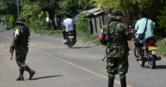 Secuestro de funcionarios de la gobernación del Cauca. / Foto: AFP.