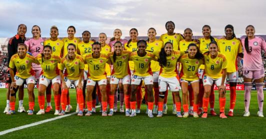 Colombia para el debut en la Copa América Femenina. / Foto: FCF.
