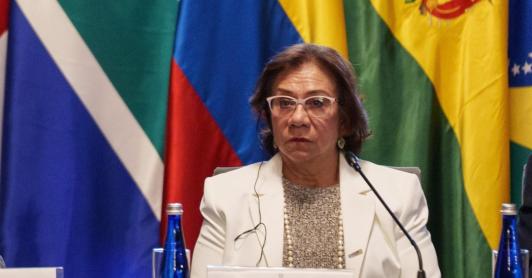 Canciller (e) Rosa Yolanda Villavicencio. / Foto: Alejandro Mejía.
