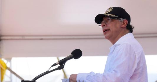 Petro sobre la incautación de cocaína. / Foto: Presidencia.