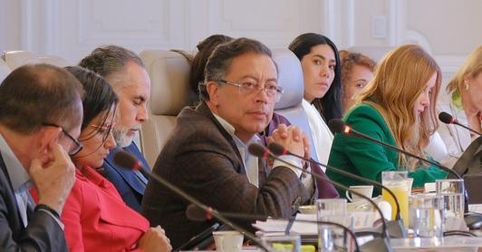 Presidente Petro anuncia cambios en su gabinete. / Foto: Presidencia.