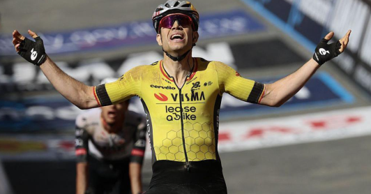 Wout van Aert ganó la última etapa y Tadej Pogacar se coronó campeón del Tour